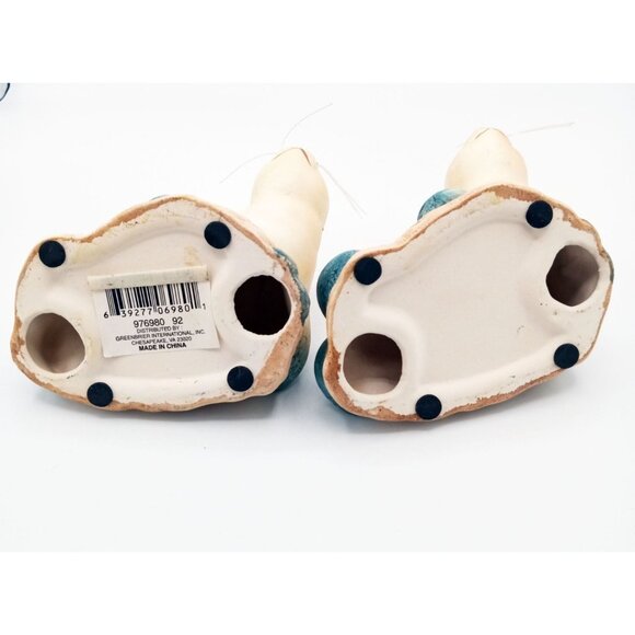 Sea Lions Figures Pair Vintage Playful Ceramic 4.5 Inch Nautical Life Decor - Picture 15 of 16